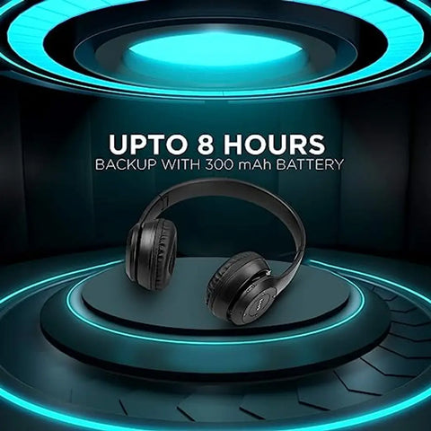 P47 Wireless On Ear Headphones with Stereo Memory Card Support Bluetooth Headset