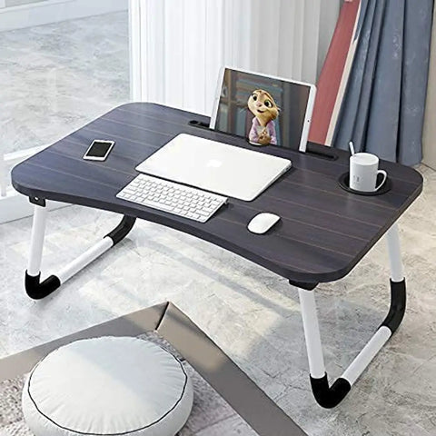 Foldable Laptop Table with Cup Holder Smart Multipurpose Foldable Laptop Table