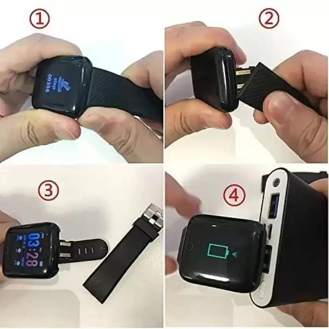 ID 116 Smart Band Fitness Tracker for Fitness Tracker with Heart Rate and Sleep M