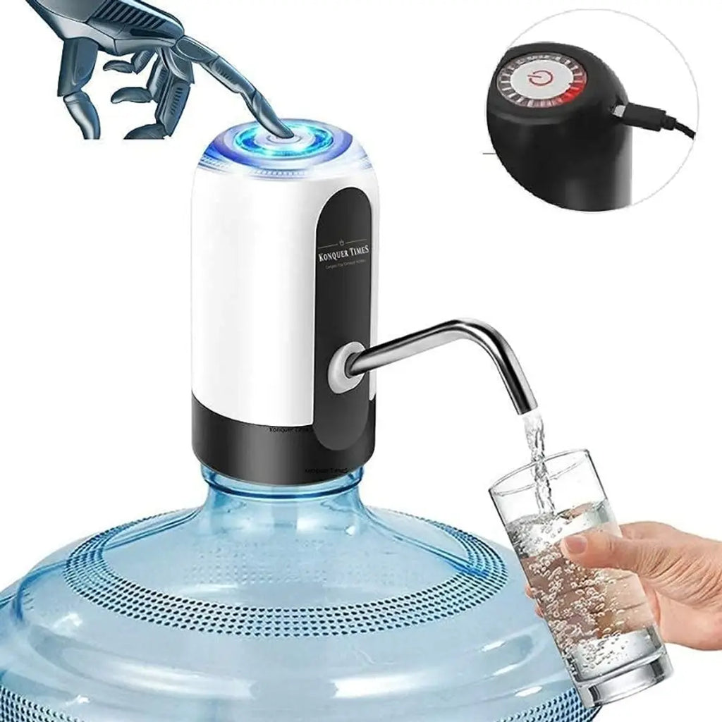 Automatic Wireless Portable Mini Rechargeable Water Bottle Can Dispenser Pump