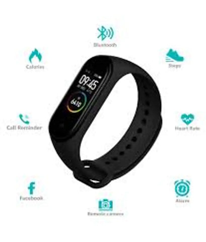 Smart Band M4 ndash; Fitness Band, 1.1-inch Color Display, USB Charging, Activity Tracker, Menrsquo;s and Womenrsquo;s Health Tracking, Compatible All Androids iOS Phone#10