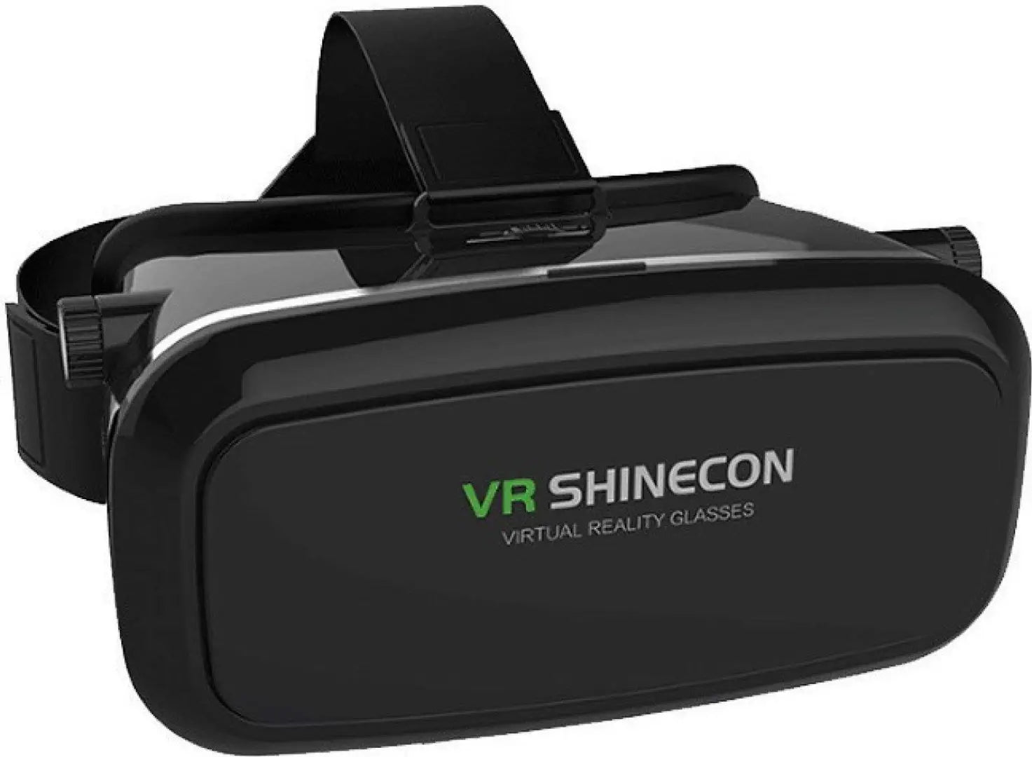 SHINECON Virtual Reality Headset 3D VR Glasses for Android and Smartphones within 6-inch (Black)