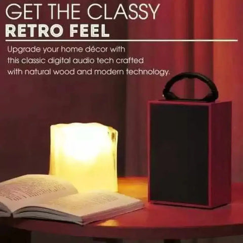 VIZIO WOODEN PORTABLE WIRELSS BLUETOOTH SPEAKER