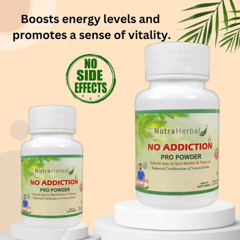 Experience Liberation with Nasha Mukti No Addiction Pro Powder - 60gm x 3 Packs