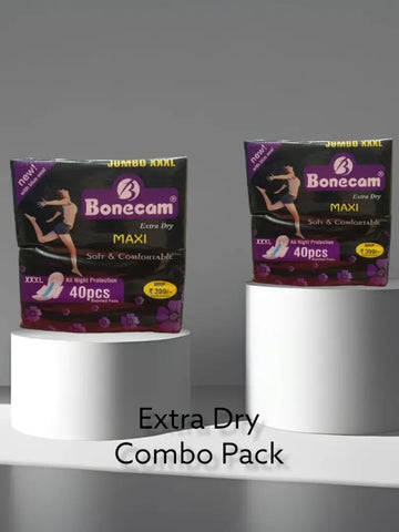 Extra Dry  Extra Care Maxi Soft  Comfortable With Wings All Night Protecti Sanitary Pad  (Pack of 80)