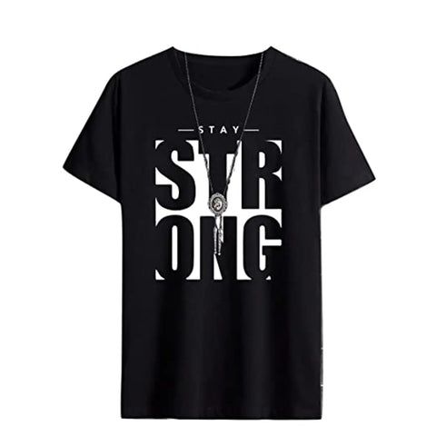 Trendy Cotton Printed Round Neck T-Shirt for men