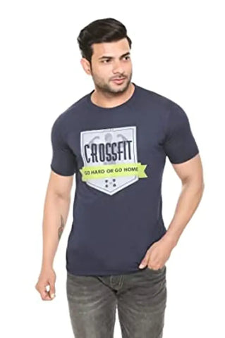 Trendy Cotton Printed Round Neck T-Shirt for men