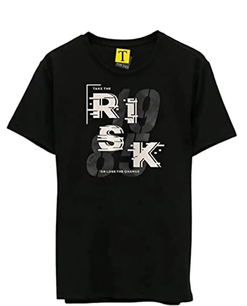 Trendy Cotton Printed Round Neck T-Shirt for men