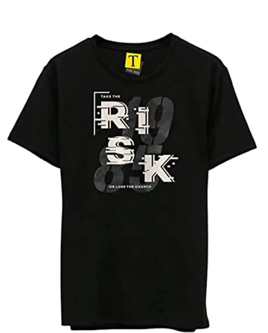 Trendy Cotton Printed Round Neck T-Shirt for men