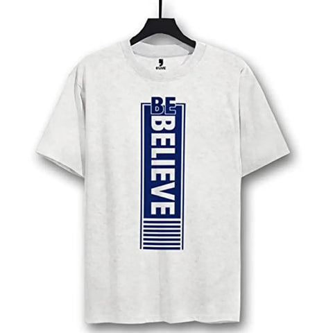 Trendy Cotton Printed Round Neck T-Shirt for men