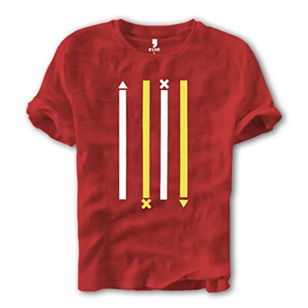 Trendy Cotton Printed Round Neck T-Shirt for men
