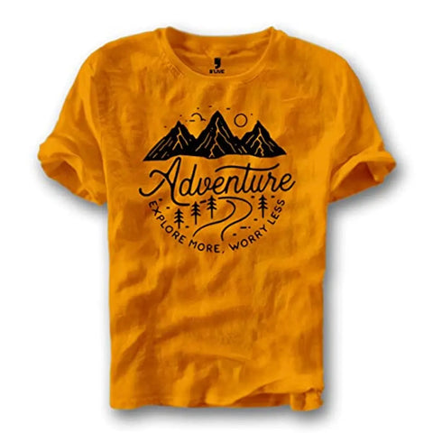 Trendy Cotton Printed Round Neck T-Shirt for men