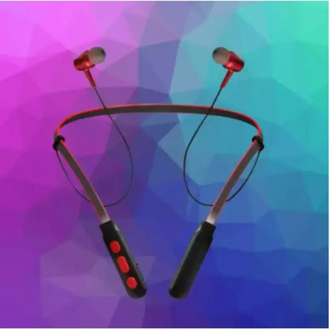 B11 Bluetooth Wireless Neckband Earphones Sportswear Bluetooth Headset  (Red, Blue, Black, In the Ear)