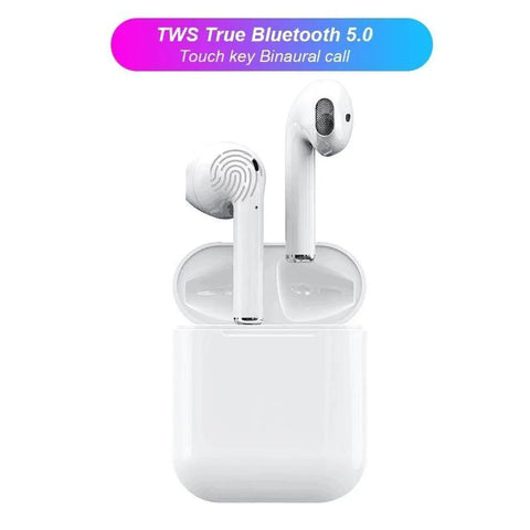 i12 TWS Earpods True Wireless Earbuds C273 for Gym/sports/running Bluetooth Headset  (White, True Wireless)