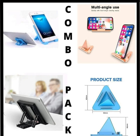 Combo Pack oF Phone Stand and Phone Holder