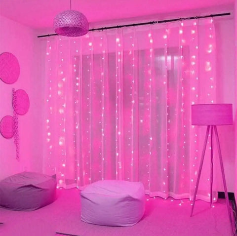 Pink Rice Light Power Pixel 44 Led 12 Meter Indoor Decoration Rice Light Decorative String Fairy Rice Lights Perfect for Diwali Decoration and Home Decoration (Blue Pack of 01