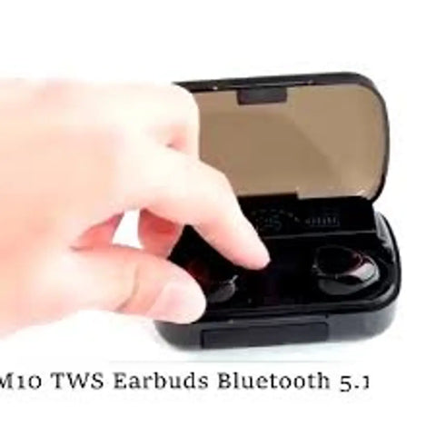 M10 Premium TWS Bluetooth 5.1 Noise Canceling Earbuds LED Display  Power Bank Bluetooth Headset (2)