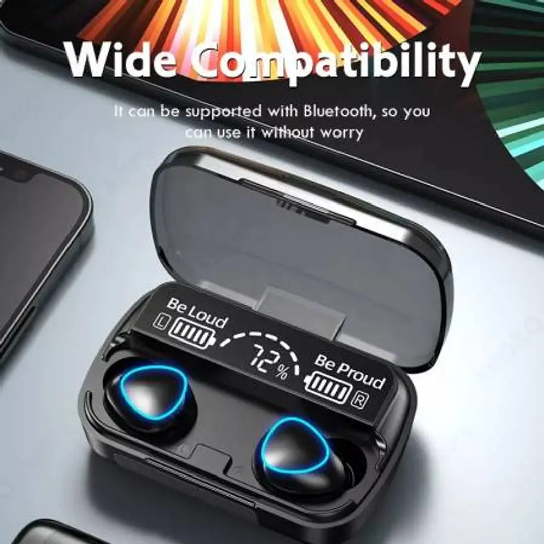 M10 Premium TWS Bluetooth 5.1 Noise Canceling Earbuds LED Display  Power Bank Bluetooth Headset (2)