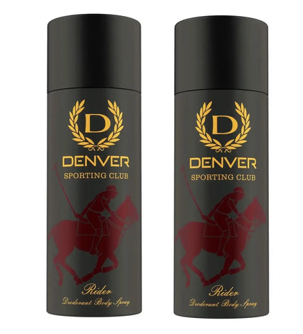 Denver Sporting Club Rider Deodorant Body Spray (165ml) Pack of 2