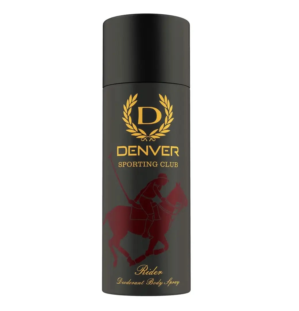Denver Sporting Club Rider Deodorant Body Spray (165ml) Pack of 3