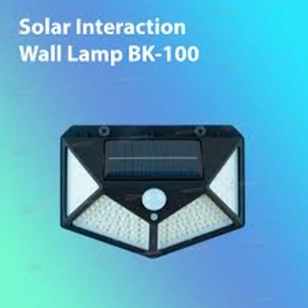 100 LED Solar Security Lightfor Garden, Outdoor, Deck Garage Lamp with Motion Sensor Solar Waterproof Wall Light Solar Powered Light with 3 Modes