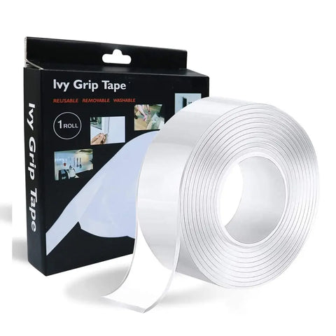 Double Sided Transparent Adhesive Strips Gel Grip Wall Tape