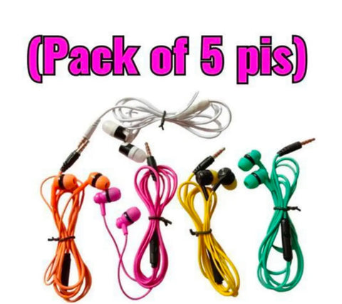 Earphone pack of 5pc combo