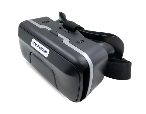 CYPHON Virtual Reality Maxx Set Smart Glasses Anti-Radiation Adjustable Screen Headband maxx VR for All Smartphones (Black Color)