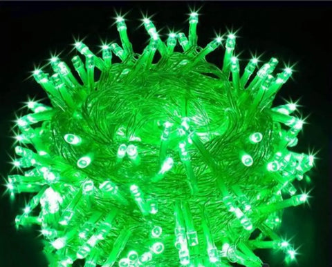 Green Rice Light Power Pixel 44 Led 12 Meter Indoor Decoration Rice Light Decorative String Fairy Rice Lights Perfect for Diwali Decoration and Home Decoration (Blue Pack of 01