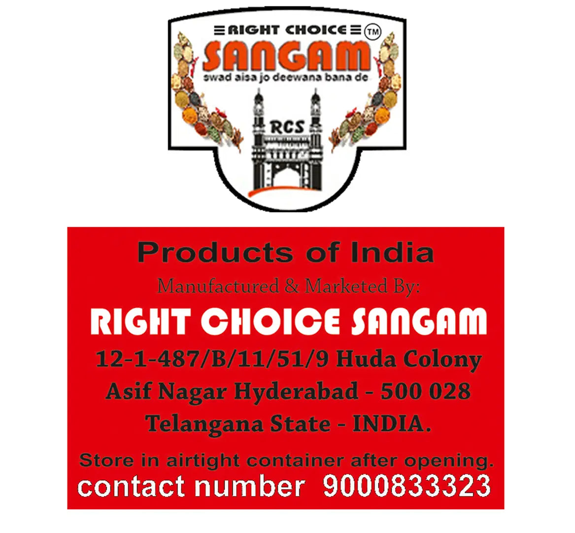Right Choice Sangam Sambhar Masala 100% Natural Powder with No Preservatives Colours Added (100 gm Pack of 5)Sambhar Masala 500gr