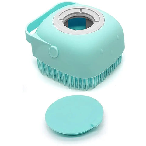 Green Pet Cleaning Brush