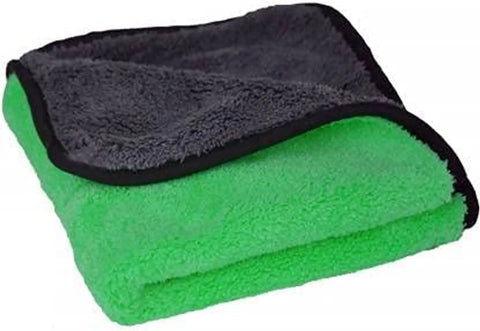 Microfiber Towel for Kitchen-Car-Bike Cleaning  Multipurpose Uses (Green)