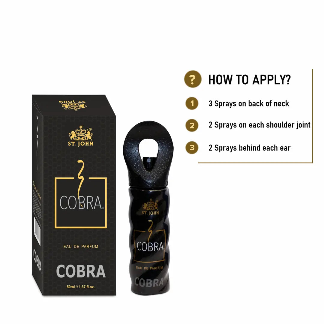 St. John - Cobra 50ml Eau De Parfum, Long Lasting Perfume for Men  Women 50ml