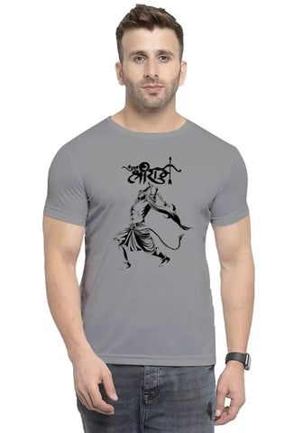 UneeQ Stylish Hanuman Angry Printed Tshirt  Round Neck Unisex Polyester | Lycra T-shirt for Men And Women