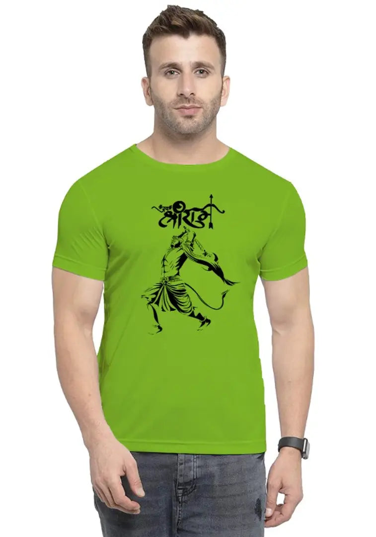 UneeQ Stylish Hanuman Angry Printed Tshirt  Round Neck Unisex Polyester | Lycra T-shirt for Men And Women