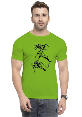 UneeQ Stylish Hanuman Angry Printed Tshirt  Round Neck Unisex Polyester | Lycra T-shirt for Men And Women
