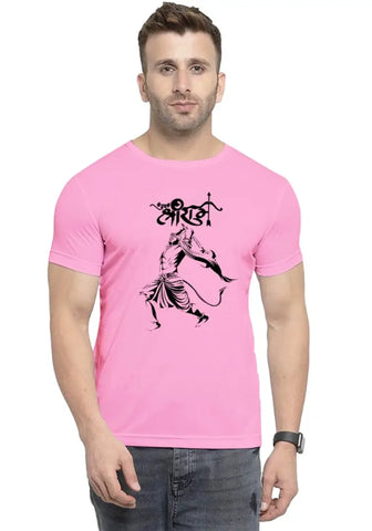 UneeQ Stylish Hanuman Angry Printed Tshirt  Round Neck Unisex Polyester | Lycra T-shirt for Men And Women