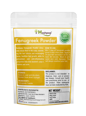Hashpop Herbal Fenugreek Powder Methi Powder 250Gm Pack Of 1
