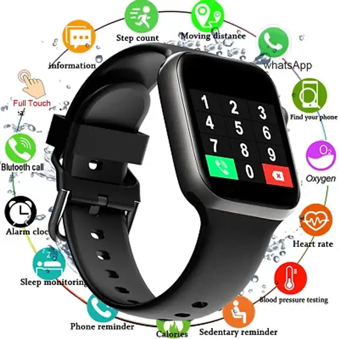 New SMART WATCH 2023 latest version T500 Full Touch Screen Bluetooth Smartwatch with Body Temperature, Heart Rate  Oxygen Monitor Compatible with All 3G/4G/5G Android  iOS