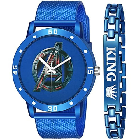 Black Avenger with Black King (Blue)