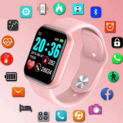 latest Stylish D20 Smart Watch Bluetooth Wireless Smart Watch Fitness Band Activity Tracker