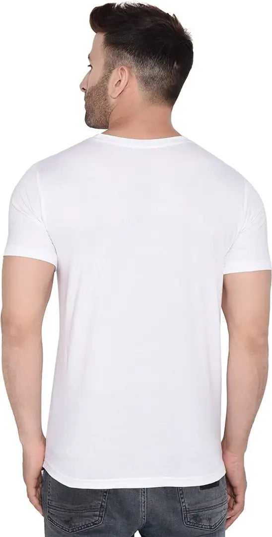 BET Branded Men's Printed Roundneck T Shirt (XX-Large, White)