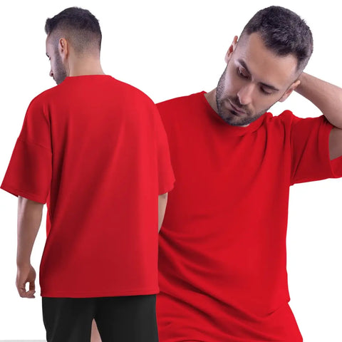 Cool Plus Solid Oversized Unisex T-Shirt