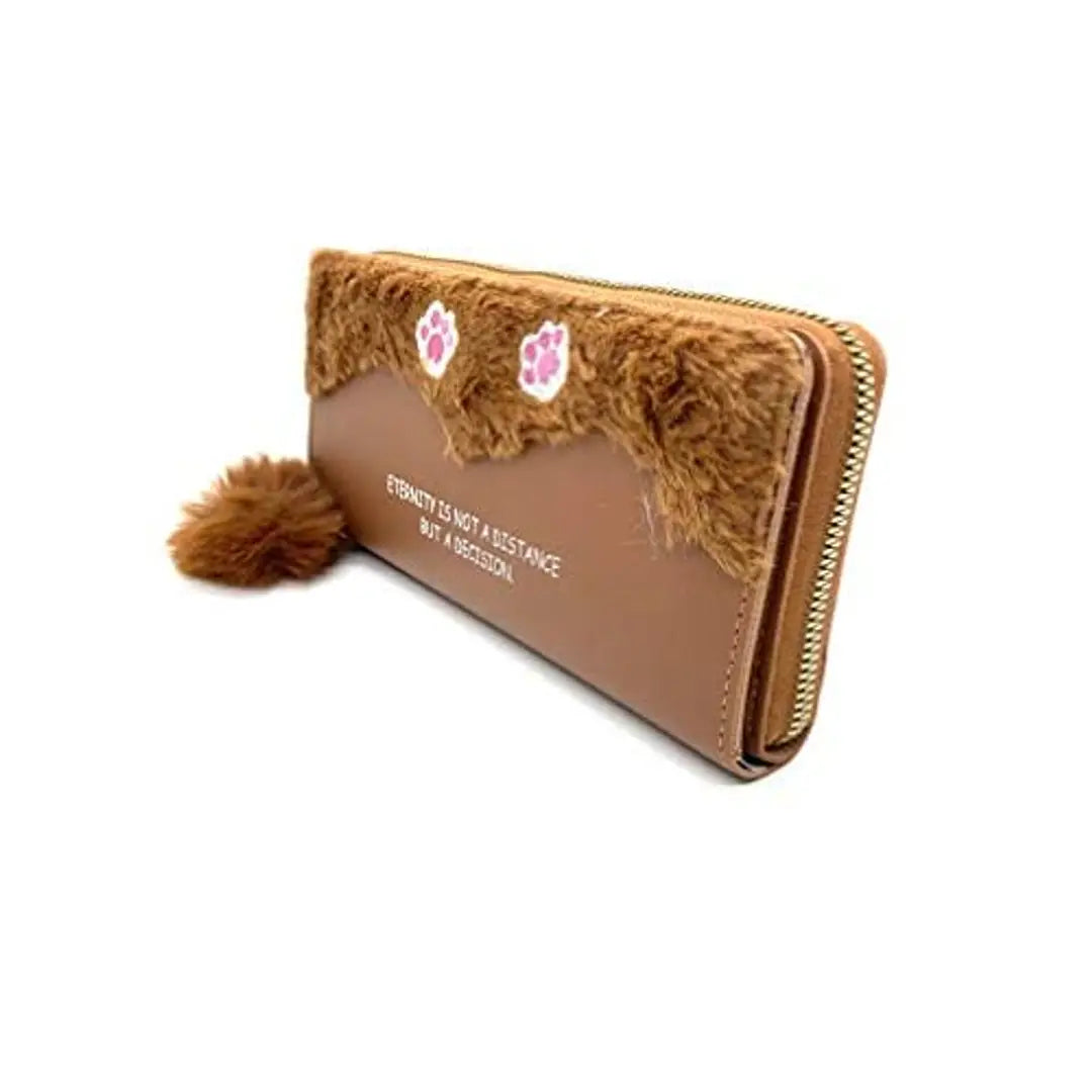 Heart Stealer Ladies Purse/Wallets/Clutch Bags/ Coin Purse Card Holder/Soft Pu Leather (Copper)
