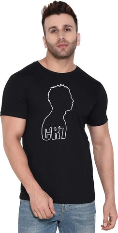 BET Branded Roundneck Printed T-Shirt (XX-Large, Black)