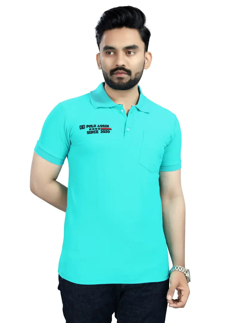 Stylish Fancy Polycotton Polos T-Shirts For Men