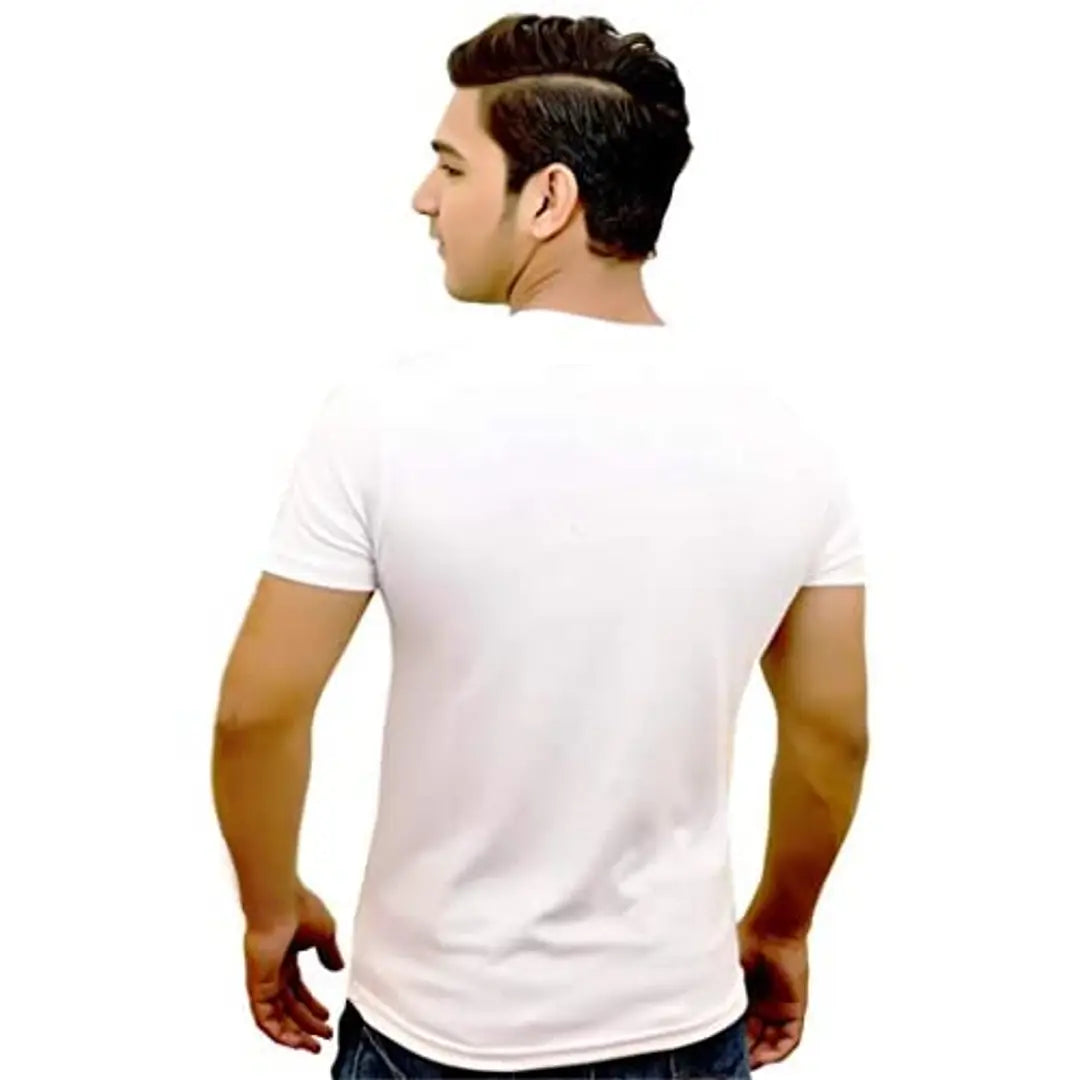 Himshikhar Fashions ||Round/Crew Neck Pahadi Quote Printed T-Shirt | 100% Polyester T-Shirt | Size S (Small) (22) Yellow