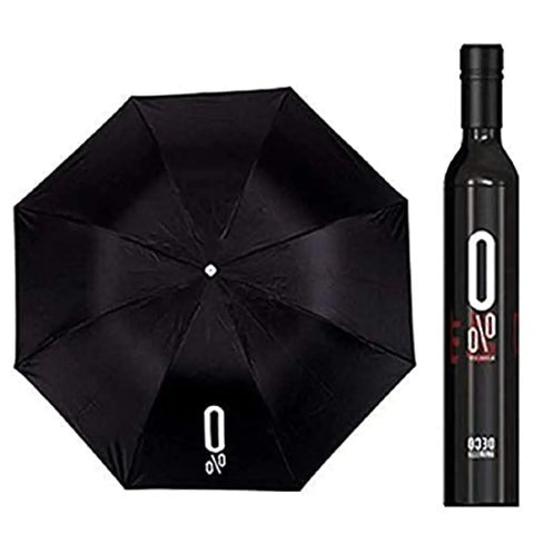 Mbuys Mall Water Bottle Umbrella, Wine Bottle Umbrella Creative Folding Umbrella UV Prevent Umbrella (Multicolor-Pack of 1)