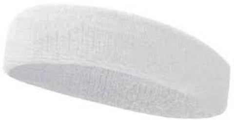 Sport Headband Head Support Hair Non Slip, Moisture Wicking Headband for Running&nbsp;(White)
