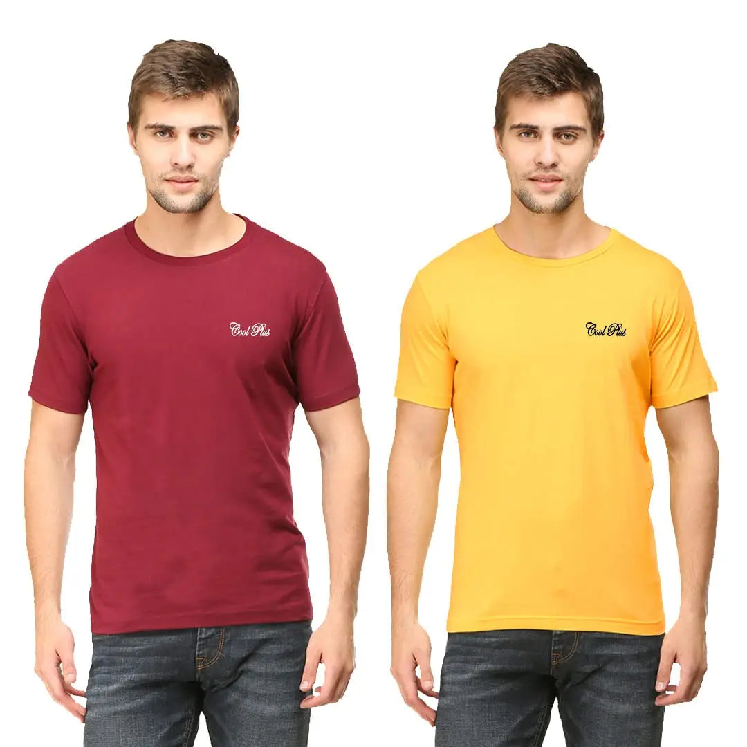 Cool Plus Men's T-Shirts Regular Fit Pack of 2